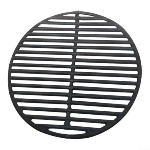 Gusseisen-Grillrost, antihaftbeschichtet, runde Grillroste und Roste für den Außenbereich, für Smoker, Pellets, Gas- und Holzkohlegrill (38 cm Gitter) von Oceanlend