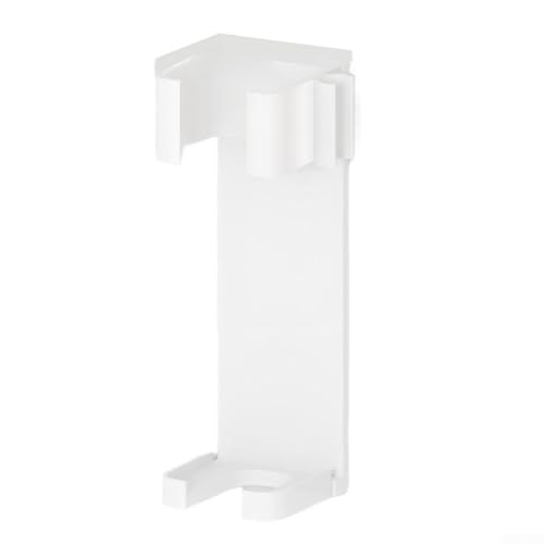 Haar-Werkzeug-Organizer ohne Bohren, für Lockenstäbe, Glätteisen, hitzebeständig, Wandaufbewahrung, platzsparendes Design für Badezimmer und Waschtisch (Aluminium, weiß) von Oceanlend
