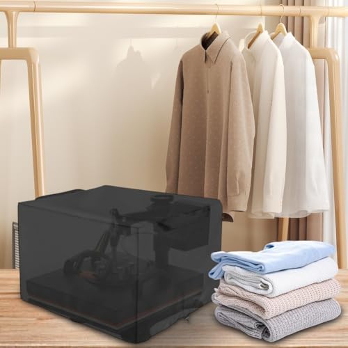 Heat Press Abdeckung, wasserdicht, staubdicht, reißfest, Oxford-Gewebe, Hitze-Press-Maschinen-Schutzhülle mit verstellbarem Kordelzug, 57 x 45 x 42 cm (schwarz) von Oceanlend