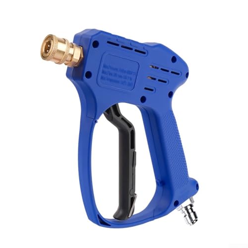 Hochdruck-Autowaschwasser-Endadapter kompatibel mit M22 14 und 3/8 Anschlüssen für effizienten Wasserfluss (Blau 3/8) von Oceanlend