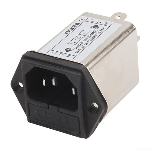 Kompaktes IEC-Eingangsmodul AC-Steckdose, Sicherung mit EMI-Filter für Elektronik (CW2A/AR) von Oceanlend