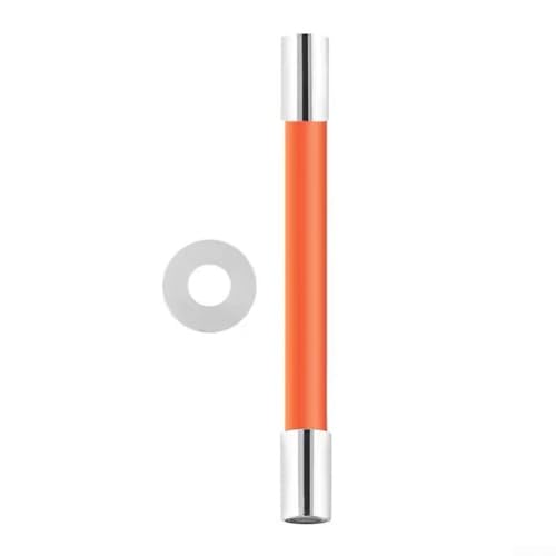 Multifunktionaler drehbarer Wasserhahn-Verlängerungsschlauch mit spritzwassergeschütztem und biegbarem PVC-Rohr, geeignet für Sanitär-Anpassungen im Badezimmer (30 cm [220 g]) von Oceanlend