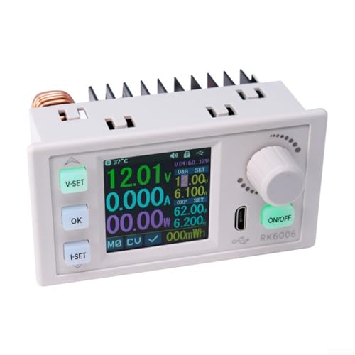 Oceanlend Netzteil, DC einstellbare Spannung, Netzteil mit Computer/mobiler App-Steuerung, Firmware-Upgrade-Design, Mehrfachschutz (RK6006), 5F5P5457GVF19EY6841QL52TM38J2W von Oceanlend