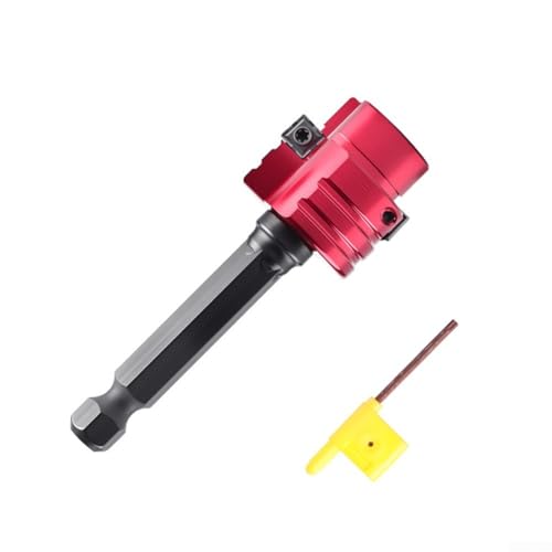 PVC-Rohrreibahle mit Sechskantschaft, Metall-PVC-Armaturenschutz, Rohrverschraubungsreibahle für ABS-Wasserleitungen, für Entlüftung, Abfluss und Wasserrohre (A) von Oceanlend