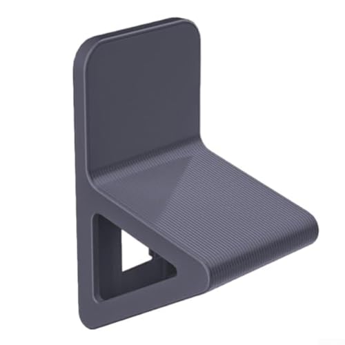 Pediküre-Fußstütze für Dusche mit NoDrill Installation und Anti-Rutsch-Design für sichere Fußplatzierung und Hygiene-Wartung (schwarz) von Oceanlend