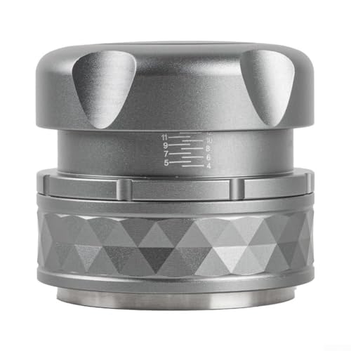 Präzisions-Kaffee-Nivellierwerkzeug, federbelasteter Edelstahl-Tamper für optimale Verteilung von Kaffeesatz (58 mm) von Oceanlend