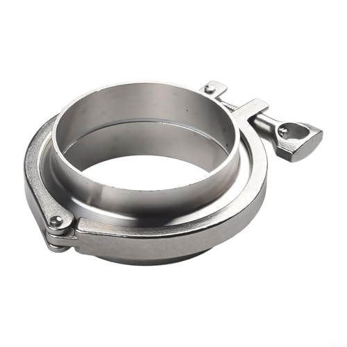 Sanitärrohr-Schweißhülse 102 mm mit Tri-Klemme und PTFE-Dichtung, Edelstahl 304, geeignet für pharmazeutische Flüssigkeitsleitungen (89 mm) von Oceanlend