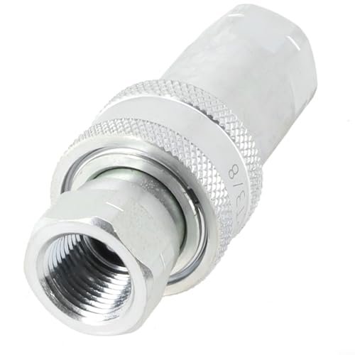Schnellspannverschraubung NPT ISO A Hydraulikkupplung Anschluss 1/4 Zoll 3/8 Zoll 1/2 Zoll 3/4 Zoll NPT-3/8 Zoll von Oceanlend