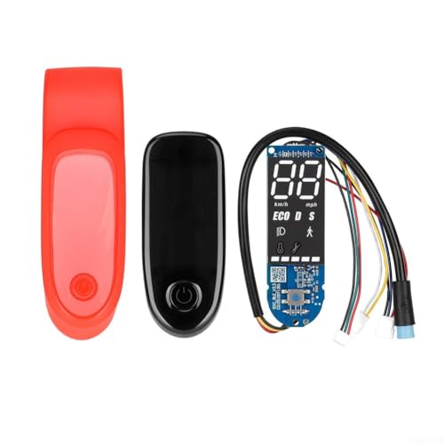 Schützende Silikonabdeckung Display Screen Kit für Ninebot F20 Für F40 Switch Panel Entwickelt für Zuverlässige Nutzung (Anzug Rot) von Oceanlend