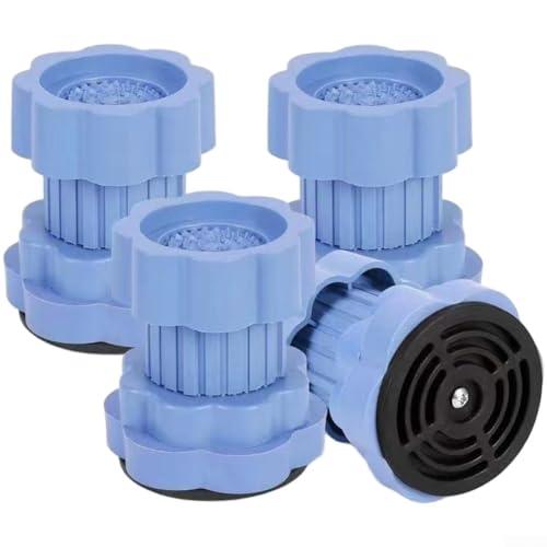 Set mit 4 höhenverstellbaren Anti-Vibrationspads für Waschmaschine mit rutschfesten Füßen, um Geräte zu sichern und Vibrationen zu reduzieren von Oceanlend