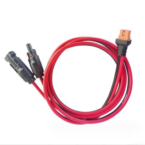 Solarpanel-Verlängerungskabel, 10AWG XT60I Solarpanel-Kabel, mit minimiertem Leistungsverlust, für Photovoltaik-Kabel, Solarkraftwerk von Oceanlend