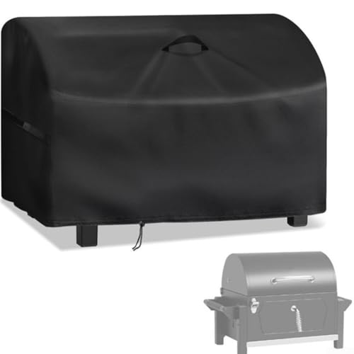 Tisch-Holzkohlegrill-Abdeckung, 420D Oxford-Stoff, wasserdichte Abdeckung, kompatibel mit Royal For Gourmet Cd1519 Tischkohlegrill, mit verstellbarem Kordelzug von Oceanlend