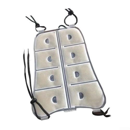 Verstellbare Kühlweste, Rucksack-Pad, perfekt für Sommer-Outdoor-Reisen (braun) von Oceanlend