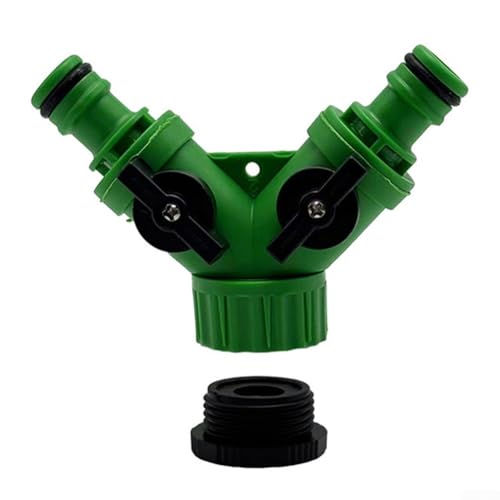 Wasserhahn Wasserumlenker Anschluss mit ein bis zwei Außengewindeausgängen, Kunststoffadapter für Gartenbewässerung und Wasserverteilung Wasserhahn Wasserumlenker Anschluss mit ein bis zwei Außengewindeausgängen, Kunststoffadapter für Gartenbewässerung und Wasserverteilung von Oceanlend