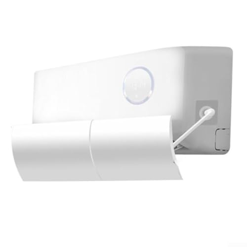 Windabweiser für Klimaanlage, 180° verstellbar, Anti-direktes Blasen, für Zuhause, Hotel, Büro, Weiß von Oceanlend