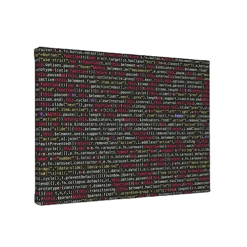 Programmierer Programmiercode Rahmenlose Malerei 20x30 (Horizontal) Home Wohnzimmer Leinwand Wanddekoration Malerei von Ocelio