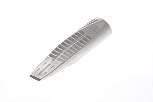 OCHSENKOPF Alu-Drehspaltkeil, Geschmiedeter Sicherheitskeil zum einfachen Spalten, KWF-Standard Qualität, Hubhöhe 60 mm, 27.50 x 5.5 x 4 cm, Silber von Ochsenkopf