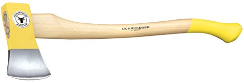 OCHSENKOPF ILTIS-Axt, Hickory-Holzgriff, polierte Schneide 125 mm, 700 mm lang, mit Kuhfuß, OX 15 H-1007 von Ochsenkopf