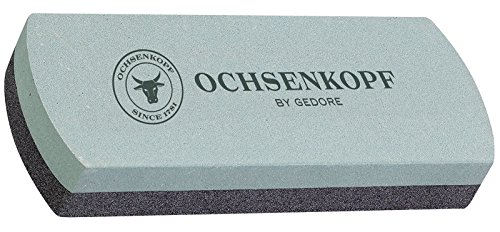 OCHSENKOPF Schleif- und Abziehstein aus Silicium-Carbid, Für Flache Schneiden, Grobe und feine Körnung von Ochsenkopf