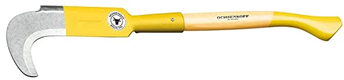 OCHSENKOPF OX 70 H-0905 Einhand-Kultursichel, mit Hickorystiel, Gelb, 73.0 x 16.0 x 3.5 cm von Ochsenkopf