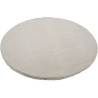 OCI DIE TEPPICHMARKE Teppich "ALISSA", rund, 38 mm Höhe, Kuschelig weicher Flor, Kaninchen Fell Haptik, getuftet von Oci Die Teppichmarke
