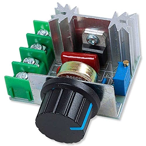OcioDual Baugruppe Einstellbarer Motordrehzahlregler 220V 2000W PWM Spannungsregler Temperaturregler Drehzahlregelung PWM Motor von OcioDual