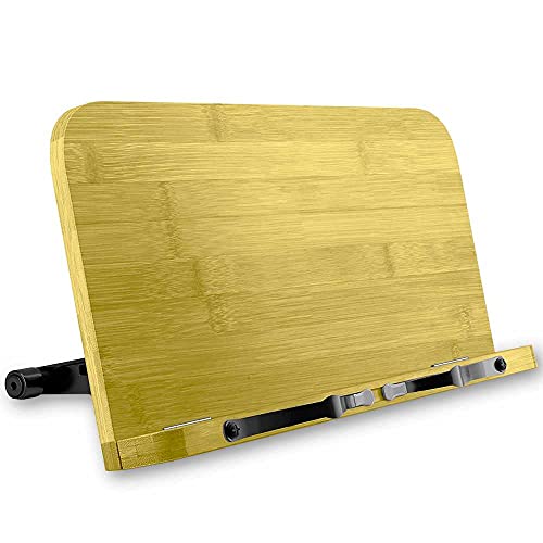 OcioDual Bücherständer Leseständer Größe L Bookrest Buchhalter Kochbuchhalter Stand Buchständer für Küche Buch Tablet Lehrbücher von OcioDual
