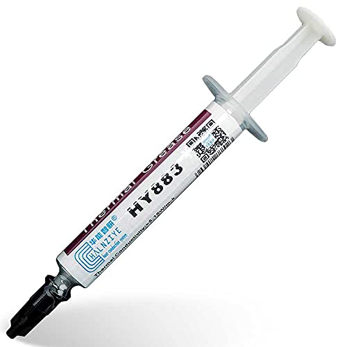 OcioDual Thermal Paste Halnziye HY883 6.5W/MK(2g), Wärmeleitpaste CPU für Prozessor, CPU Wärmeleitpaste, Nicht Leitend, Dissipativ, Thermopaste, Kühlkörper Thermal Greas, Spritze von OcioDual