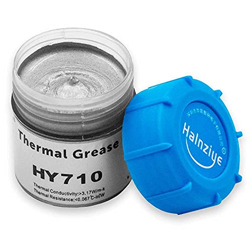 OcioDual Thermal Paste Halnziye HY710 3.17W/MK(10g), Wärmeleitpaste CPU für Prozessor, CPU Wärmeleitpaste, Nicht Leitend, Dissipativ, Thermopaste, Kühlkörper Thermal Greas, Boot von OcioDual