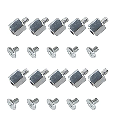 Ocobudbxw Computer Radiator 10 Set Handmontage Kits Stand Off Schraube Sechskantmutter für A-SUS M.2 SSD Motherboard von Ocobudbxw