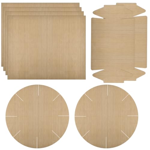 OctBird Dauerbackfolie 8er Set,Wiederverwendbares Backpapier,Dauerbackfolie Rolle Zuschneidbar und Spülmaschinenfest,Hitzebeständig,Dauerbackfolie für Backofen,Backzubehör von OctBird