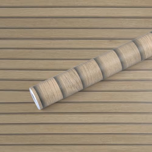 OctBird Tapete Holzoptik,Tapete Selbstklebend Holzoptik Braun 40cm x 5m,Klebefolie Möbel Holzoptik für Küchenwände Wohnzimmer Schlafzimmer Flurwände,Decken Schlafzimmer Selbstklebende Tapete Holzoptik von OctBird