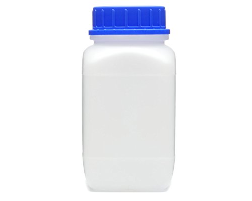 1500 ml Weithals-Flasche mit Schraubverschluß, Chemiekalienflasche, Laborflasche mit Deckel als Aufbewahrungsbehälter für Labor, Küche oder Hobby von Octopus