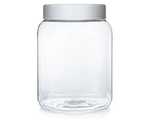 Octopus 5x PET Becher mit Deckel 400 ml (leer), Höhe 105 mm, Durchmesser 77 mm, Gewinde 62 mm von Octopus