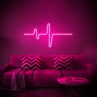 Pulse Led Neon Schild - Licht Raum Interior Design Wand Kunst Dekor Herz von OctopusNeon