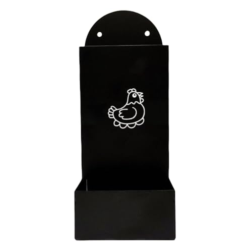 Austernschale und Körnernfutterhänge Huhn -Feeder for Hühnermaterial (schwarz) von Ocuuer