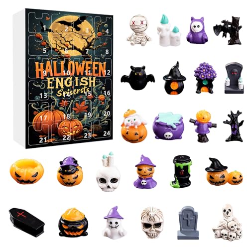 Halloween -Adventskalender 2025 mit 24 -pcs -Horror -Figuren Geschenke for Kinder (C) von Ocuuer