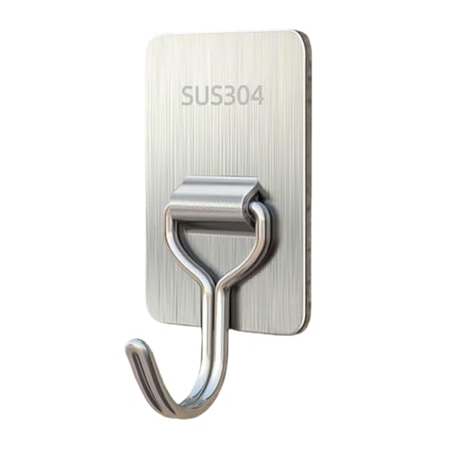 Ocuuer 2pcs selbstklebende Wandhaken Edelstahl -Kleidung Haken Haken Rost -Proof - auf Handtuchhaken for Badezimmergarderobe Schlafzimmer Ocuuer 2pcs selbstklebende Wandhaken Edelstahl -Kleidung Haken Haken Rost -Proof - auf Handtuchhaken for Badezimmergarderobe Schlafzimmer von Ocuuer