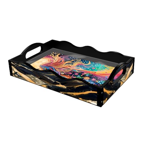 Ocuuer Acrylmädchen Rücken 5d Serving Tablett Kunsthandwerk for die Heimdekoration (CANP852-01) von Ocuuer