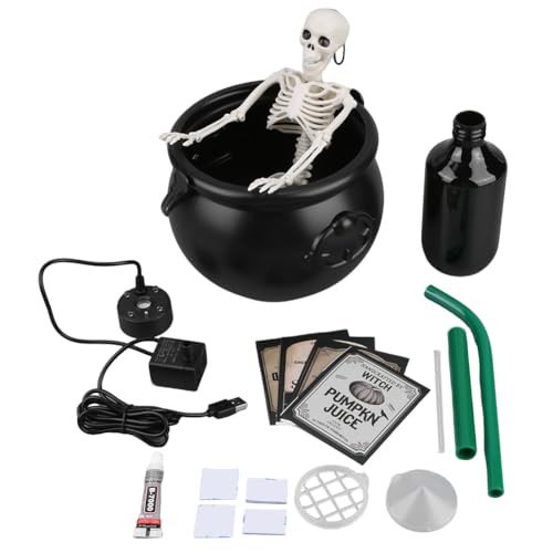Ocuuer Halloween DIY Floating Potion Set mit Hexenkessel und Nebelmacher (D) von Ocuuer