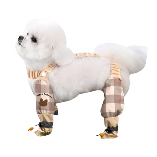 Schmutzfeste Hundespannstiefel mit Geschirr for kleine bis mittlere Hunde (Farbe) von Ocuuer