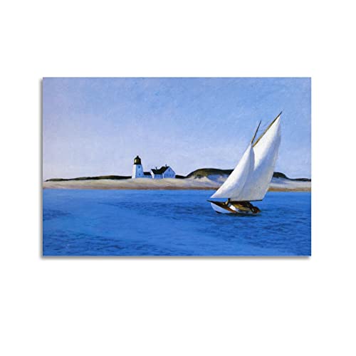 OdDdot Edward Hopper Maler-Kunstwerk – Druck Poster Leinwand Wandkunst Drucke Geschenke Foto Bild Gemälde Raumdekoration Heimdekoration 60 x 90 cm von OdDdot