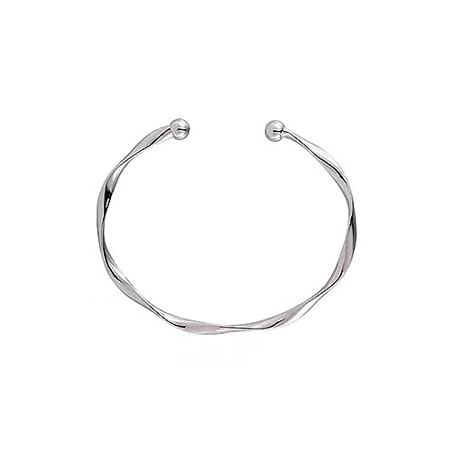OdDdot Trendiger Armreif mit gedrehter Manschette für Frauen Einfacher Schmuck Leichter Luxus Klassischer personalisierter und eleganter Armreif Geburtstagsgeschenk von OdDdot