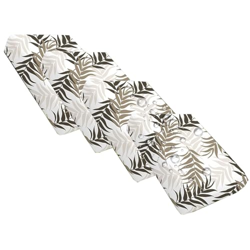 Odaima 2/4 Stück Wasserdicht Sofa Sitzkissenbezug Outdoor mit Reißverschluss, Kissenbezüge, Sofa Sitzbezug Sitzkissen Wetterfest Couch Überzug Für Gartenpolster(Suit 3,60x55x10cm 4pcs) von Odaima