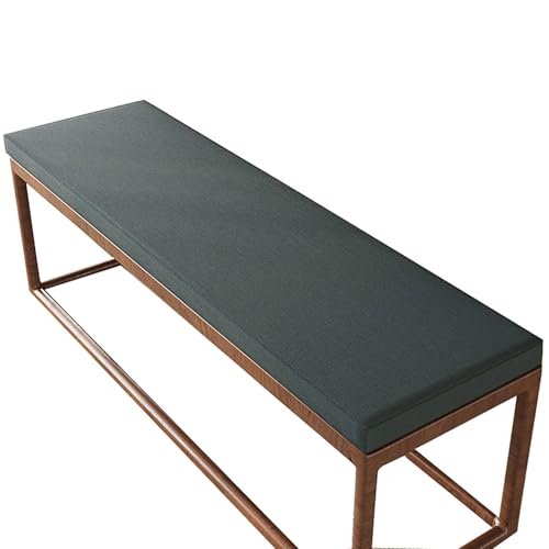 Odaima Bankkissen Bankauflage Stuhlkissen für Fensterbank, Abnehmbarem Gartenbankauflage Dicke 5 cm rutschfeste Bankpolster Schaukel Sitzkissen für Outdoor, Terrasse, Drinnen(Blau,170x45x5cm) von Odaima