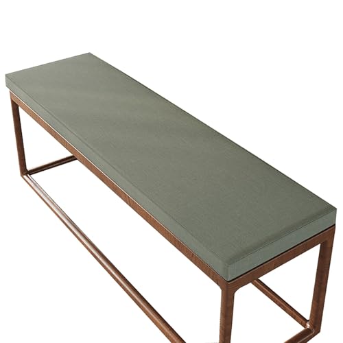 Odaima Bankkissen Bankauflage Stuhlkissen für Fensterbank, Abnehmbarem Gartenbankauflage Dicke 5 cm rutschfeste Bankpolster Schaukel Sitzkissen für Outdoor, Terrasse, Drinnen(Gray,140x30x5cm) von Odaima