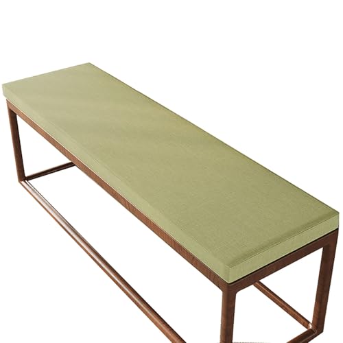 Odaima Bankkissen Bankauflage Stuhlkissen für Fensterbank, Abnehmbarem Gartenbankauflage Dicke 5 cm rutschfeste Bankpolster Schaukel Sitzkissen für Outdoor, Terrasse, Drinnen(Grün,130x50x5cm) von Odaima