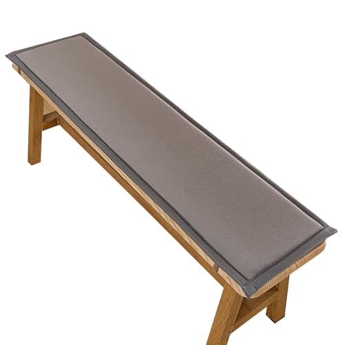 Odaima Bench Sitzpolster Outdoor/Indoor Gartenbank Bankauflage Sitzkissen 30x180/100x50/120x40/150x40 cm Samt Bankkissen Loungekissen Rutschfestes(Dunkelgrau,35x100cm) von Odaima