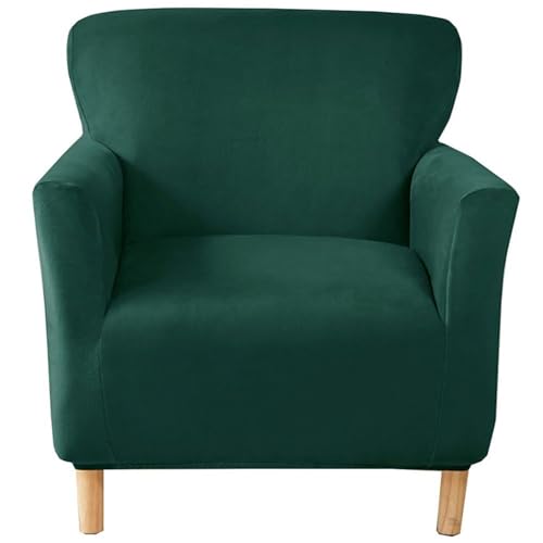 Odaima Stretch Sesselbezug Sesselhusse Elastische Samt Sofaüberzug Clubsessel Sessel Bezug, Weicher Sesselschoner mit Armlehne Sitzbezug für Sessel Mit Armlehne Hussen für Sessel(M) von Odaima