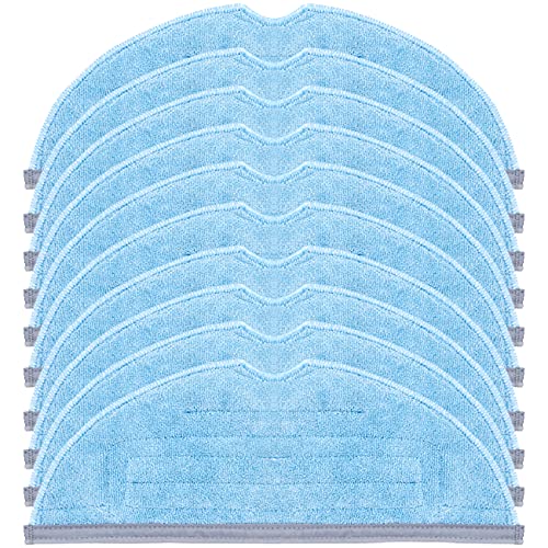 10Pcs Wischtücher Zubehör Ersatzteile für Xiaomi Roborock S8/S8 Plus/S8 Pro Ultra/S7/ S7 MaxV Ultra/ S7 MaxV Plus/ S7 MaxV/T7/T7 Plus Staubsauger, Vibrarise Microfaser Baumwolle von Odashen